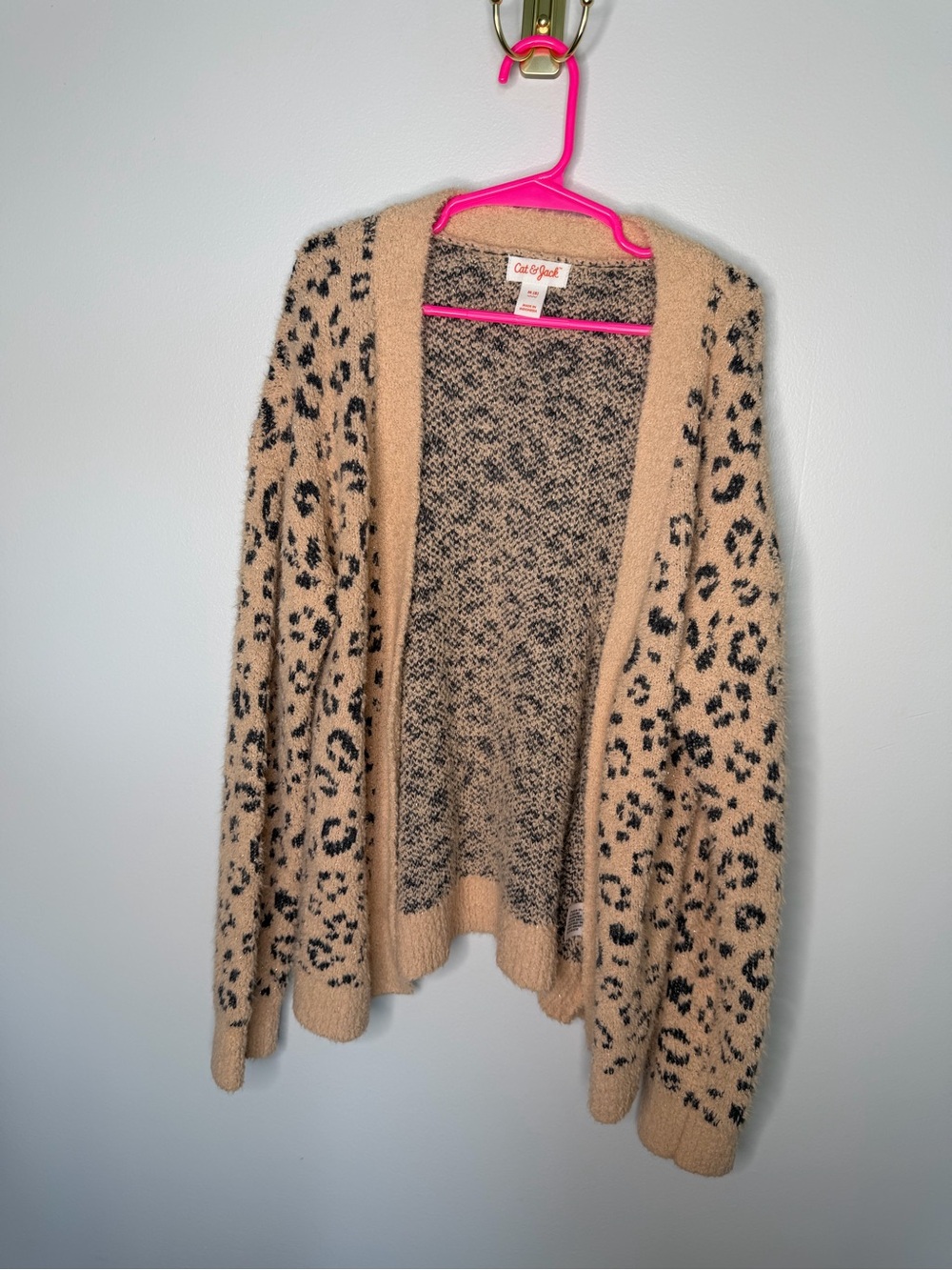 Cat & Jack Leopard-Print Girls Cardigan